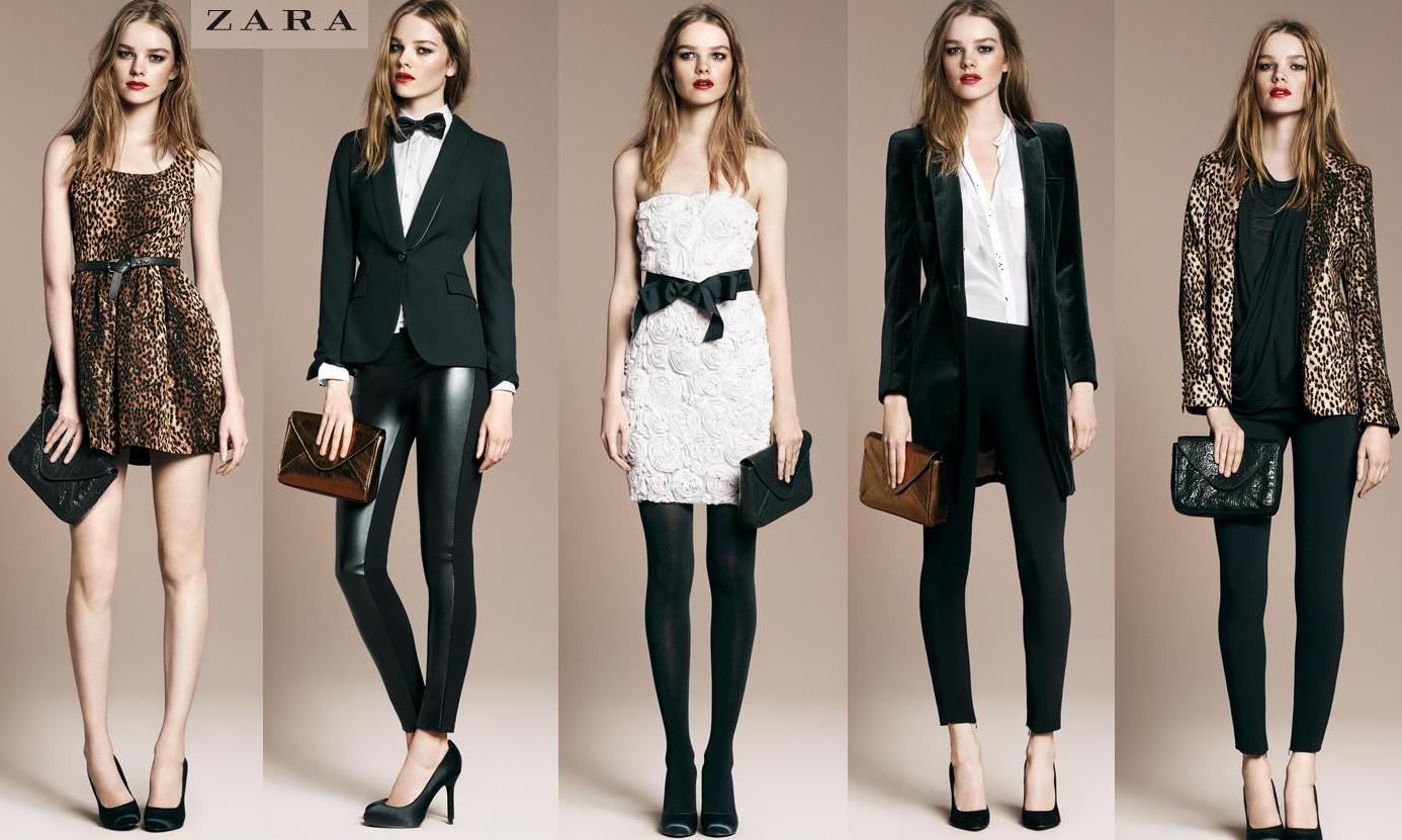 zaraclothingmodel various models of Zara clothing